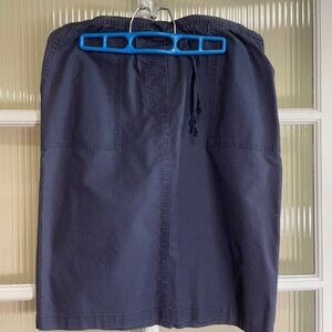 Women's LL Bean Skirt Blue